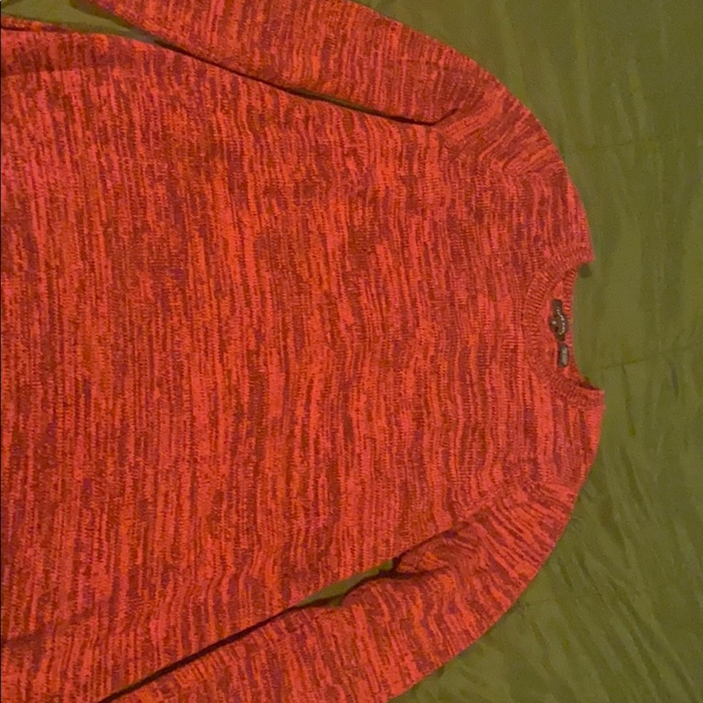 red sweater